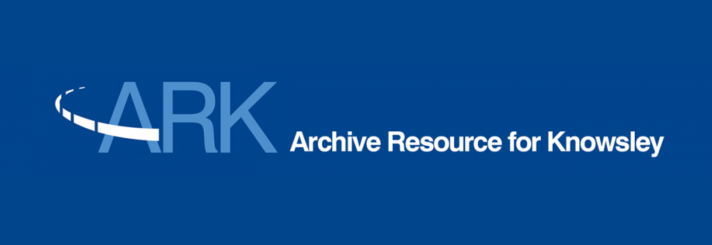 Promotional Flyer for the ARK, Knowsley's archive resource.