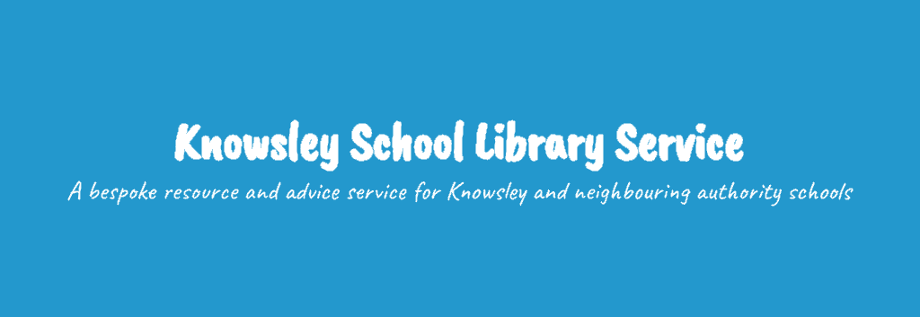 A promotional banner for Knowsley School Library Service, which is a bespoke resource and advice service for Knowsley and neighbouring authority schools.